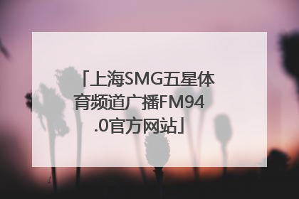 上海SMG五星体育频道广播FM94.0官方网站